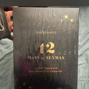 Pure Romance Black and Gold Holiday Countdown Box